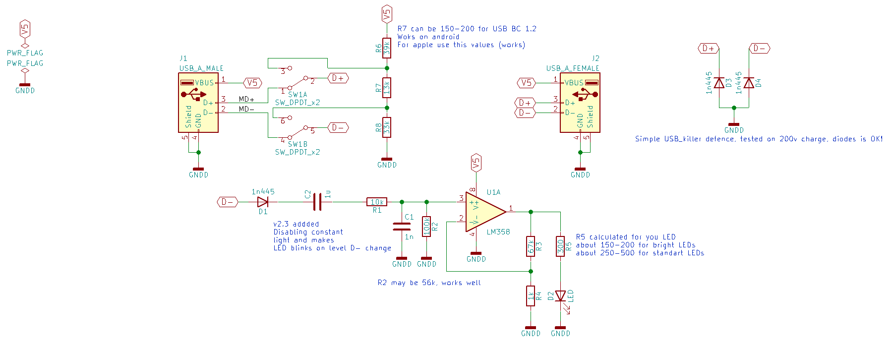 usb condom v3 pcb